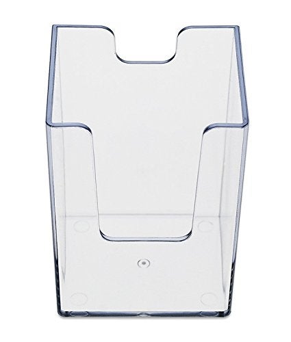 SOURCEONE.ORG Premium Clear Acrylic Single Pocket Vertical Business Card Holder - Image 3